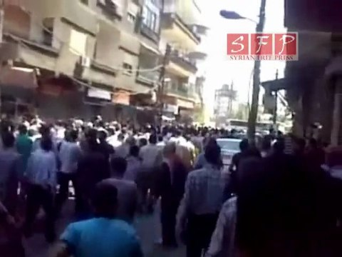 مظاهرة حرستا بريف دمشق جمعة إسقاط الشرعية 24-6-2011