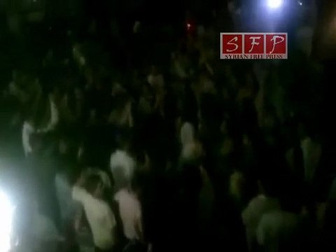 صوران مظاهرة مسائية تضامنا مع حماة 6-7-2011