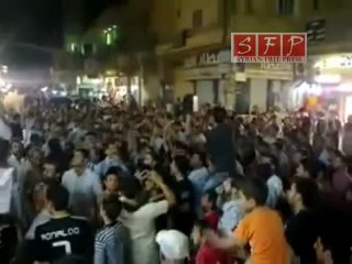 البوكمال مسائية نصرة لحلب وادلب وتحضرا لجمعة أرحل 30 6 2011