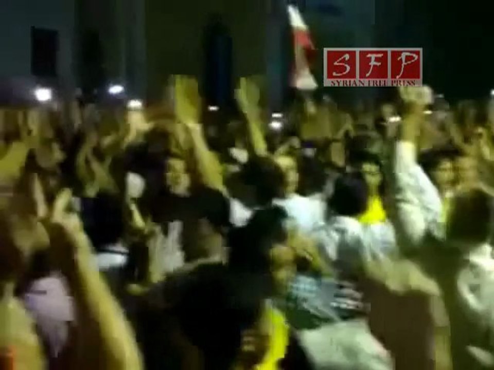 حماة مظاهرات مسائية مع انقطاع الكهرباء 2-7-2011