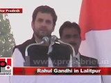 Congress Leader Rahul Gandhi in Lalitpur (U.P) Part 1