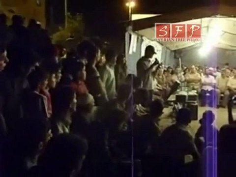 رسالة اطفال وحرائر معضمية الشام في عرس الشهيد 4-7-2011