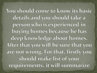 Think more before searching homes for sale