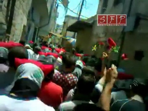 مظاهرة جبلة في جمعة لا للحوار 8-7-2011