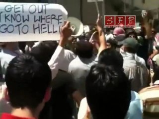 مظاهرة في جمعة لا للحوار دمشق جوبر 8-7-2011