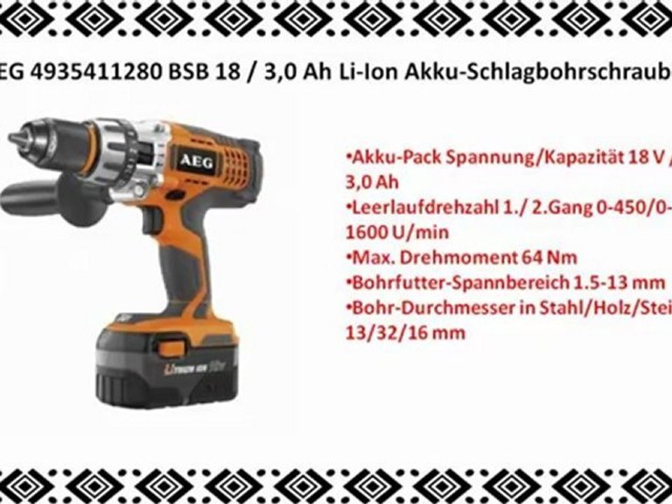 TOP 10 AEG Akkuschrauber zu Kaufen