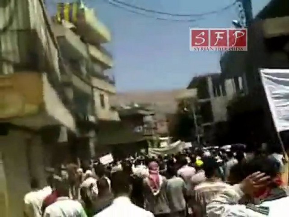 مظاهرة الزبداني - ريف دمشق جمعة لا للحوار 08--07-2011