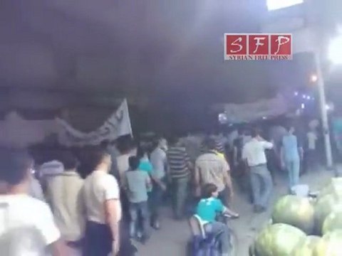 سقبا - ريف دمشق مظاهرة مسائية 11-07-2011