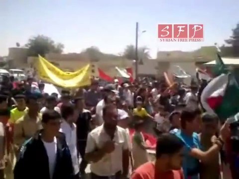 رأس العين سري كانيه مظاهرات جمعة اسرى الحرية 15-7-2011