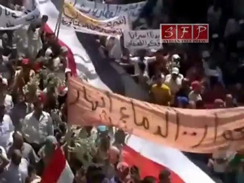 مظاهرات بنش الغراء في جمعة اسرى الحرية 15-7-2011