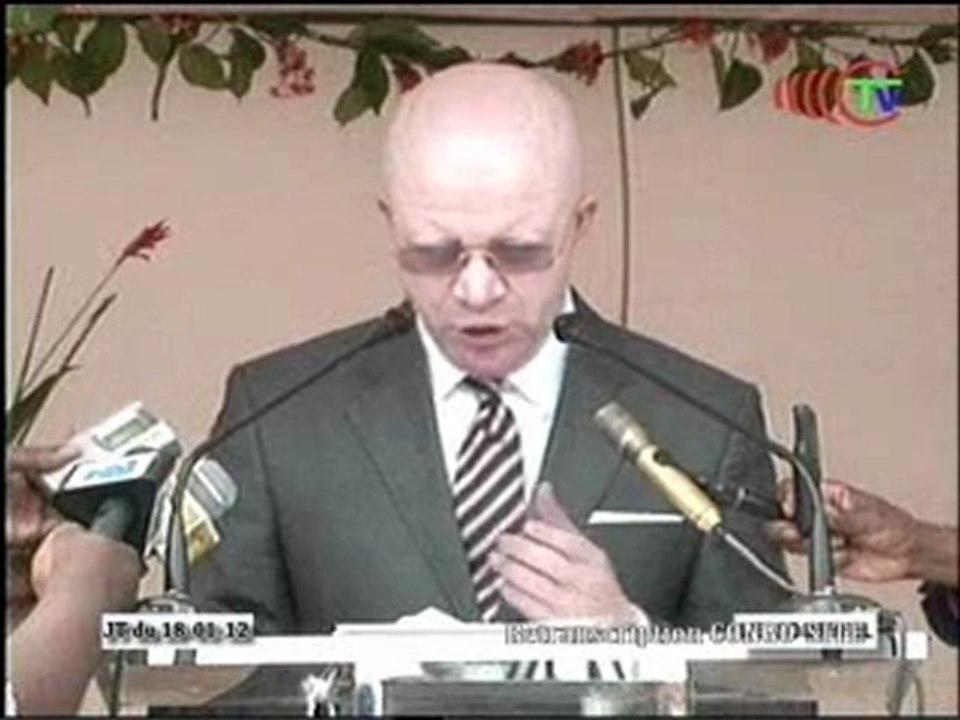 Cérémonie d’échange de vœux au ministère des postes et télécommunications