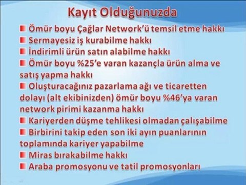 Çağlar networkle internetten kazanç, ek gelir