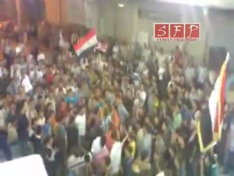 سقبا - ريف دمشق مظاهرة تطالب بإسقاط النظام 17-7-2011
