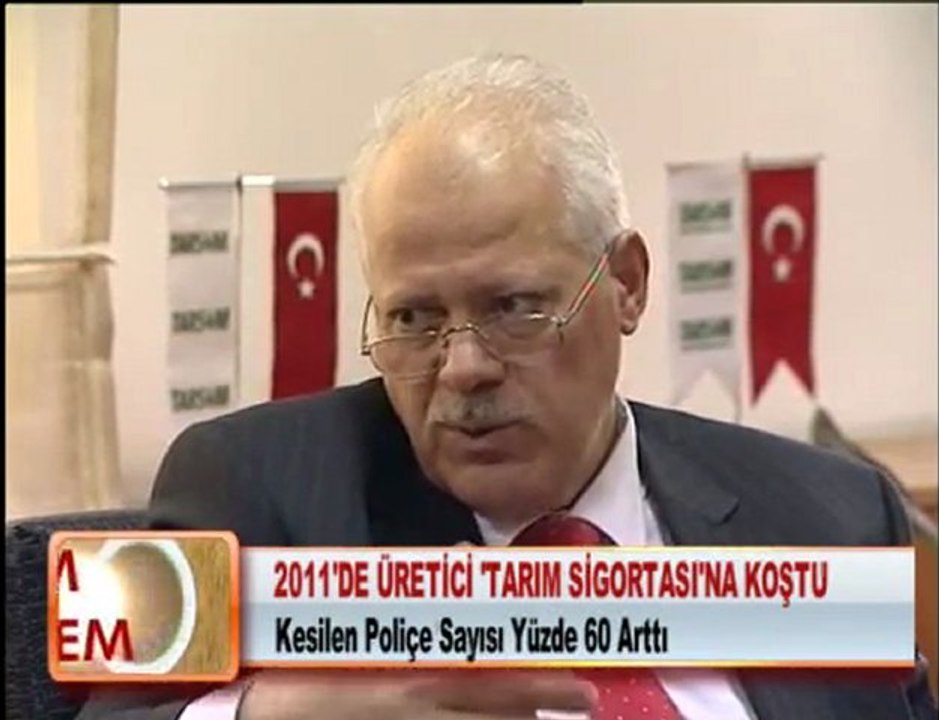 2011’DE ÜRETİCİ ‘TARIM SİGORTASI’NA KOŞTU 17.01.2012