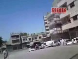 ‫‫حمص الخالدية إطلاق النار على تشييع الشهداء 19-7-2011