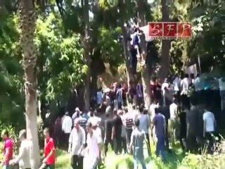 حمص مقبرة الشهداء الجليلي مسجد خالد بن الوليد 19-7-2011