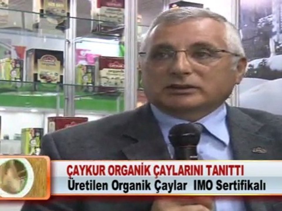 ÇAYKUR ORGANİK ÇAYLARINI TANITTI 18.01.2012