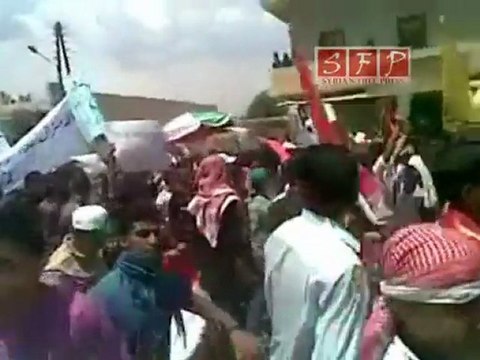 راس العين سري كانيه مظاهرات جمعة احفاد خالد 22-7-2011