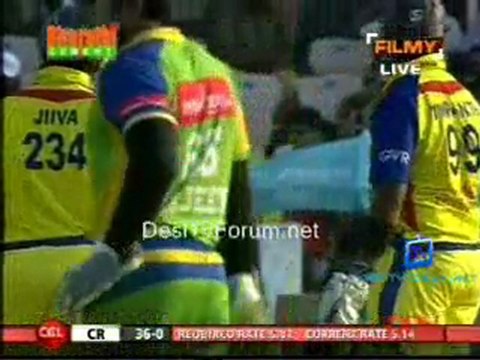 Kerala Strikers vs Chennai Rhinos-Chennai Rhinos Inning-Ov07-08