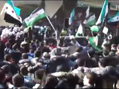 فري برس ريف دمشق سقبا مظاهرة طلابية رااائعة 5 12 2011 ج2