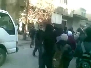 فري برس   دمشق الميدان   مظاهرات   6 12 2011