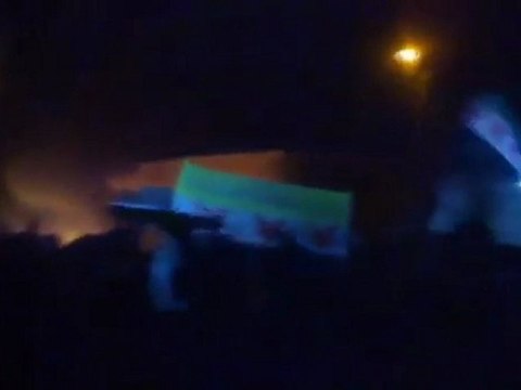 فري برس دمشق كفرسوسة مظاهرة مسائية جامع عمران 6 12 2011