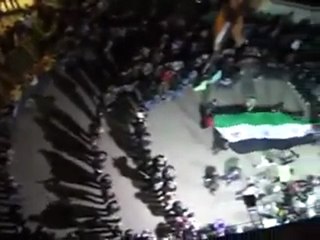 فري برس   الزبداني ريف دمشق مظاهرة مسائية حاشدة 7 12 2011
