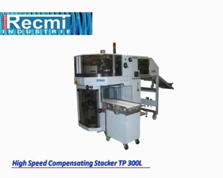 RECMI Compensating stacker TP300L - Empileur tourne-piles TP300L