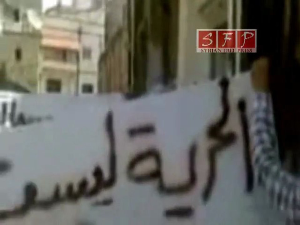 حمص تلكلخ - مظاهرة جمعة أحفاد خالد 22-07-2011