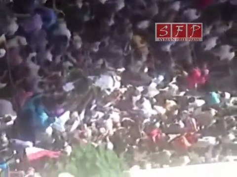 حمص - الخالدية - جامع الغفران - تشييع الشهداء 23-7-2011