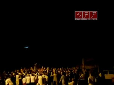 حمص الإنشاءات - مظاهرة مسائية نصرة باب السباع 23-7-2011