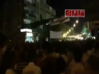 سوريا - دمشق جوبر - وفد أهالي دوما 24-7-2011