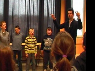 Voces8 dans les classes de Meuse - Janvier 2012
