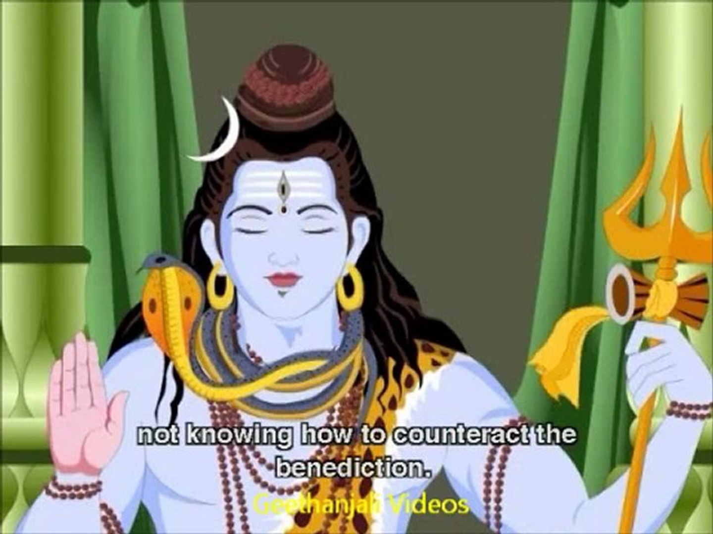 Lord Krishna - Animated Stories - Lord Krishna Saves Lord Shiva ...