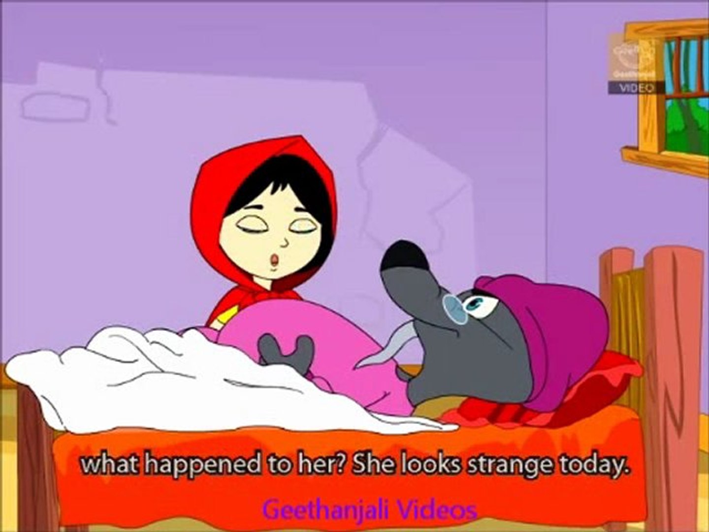 Little Red Riding Hood - Animated Stories - The Big Bad Wolf, image size:1440x1080