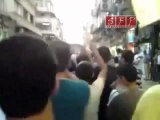حمص مظاهرات شارع الدبلان رغم الحصار 27-7-2011
