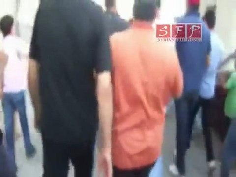 درعا البلد مظاهرات نصرة للمدن المحاصرة 27-7-2011