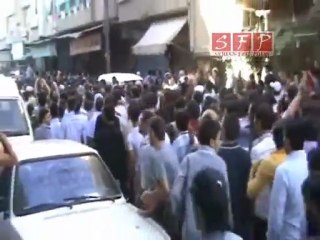 مظاهرة بحرستا بعد تشييع الشهيد 27-7-2011