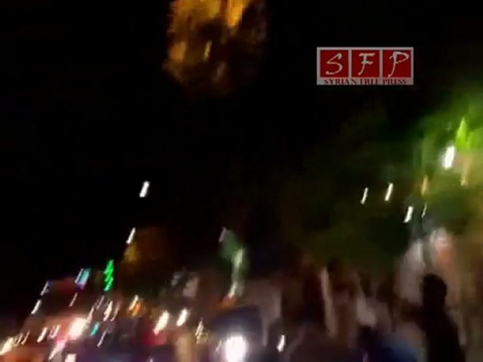 مظاهرة شارع خالد بن الوليد- بقلب دمشق 27-7-2011