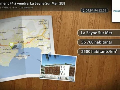 Appartement F4 à vendre, La Seyne Sur Mer (83)