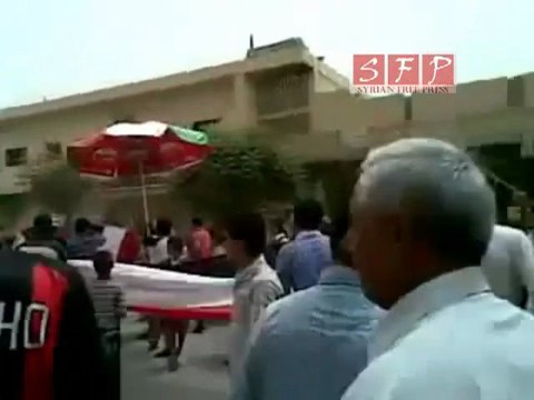 راس العين سرى كانيه جمعة صمتكم يقتلنا 29-7-2011