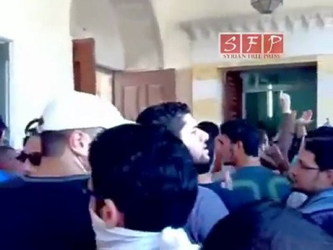 دمشق الميدان مسجد الدقاق جمعة صمتكم يقتلنا 29-7-2011