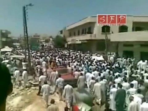 حماة كفر زيتة مظاهرات جمعة صمتكم يقتلنا 29-7-2011