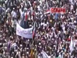 حماه جمعة صمتكم يقتلنا ومئات الآلاف في ساحة العاصي 29 7 2011
