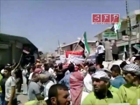 سراقب ـ (صور المعتقلين) جمعة صمتكم يقتلنا 29-7-2011