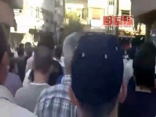 ريف دمشق - حرستا - تشييع الشهيد يسار توكلنا - 30-7-2011