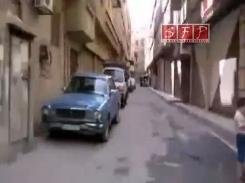 إضراب سقبا نصرة لحماة 31-7-2011
