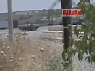 ادلب - معرة النعمان ارتال  من الدبابات 31-7-2011