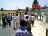 ادلب - جرجناز اطلاق النار على المتظاهرين 31-7-2011