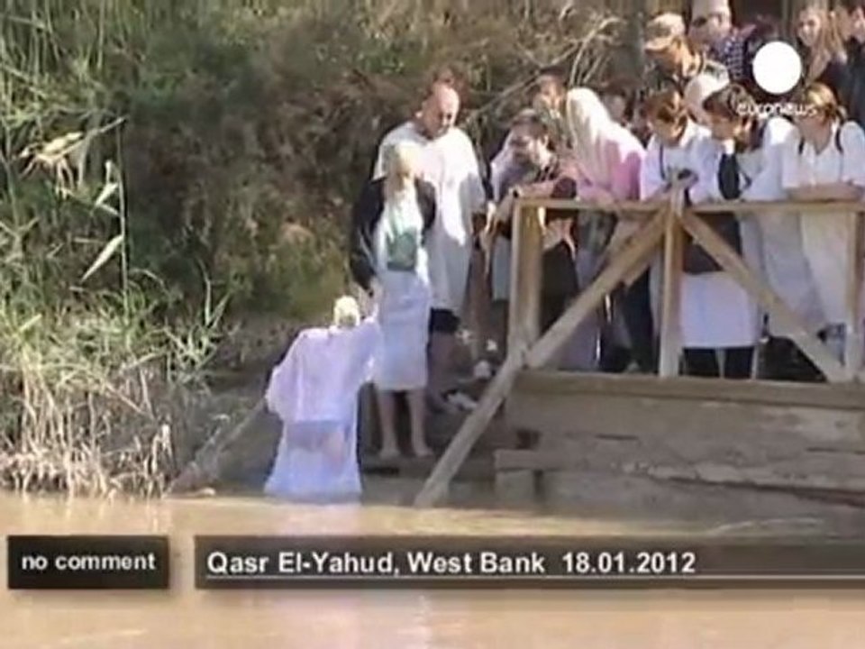 Baptism in the River Jordan - no comment